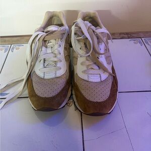 Saucony Shadow 6000 size 6 1/2 unisex Brown Cappuccino Athletic Running Shoes